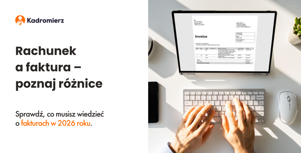 Rachunek a faktura - poznaj różnice