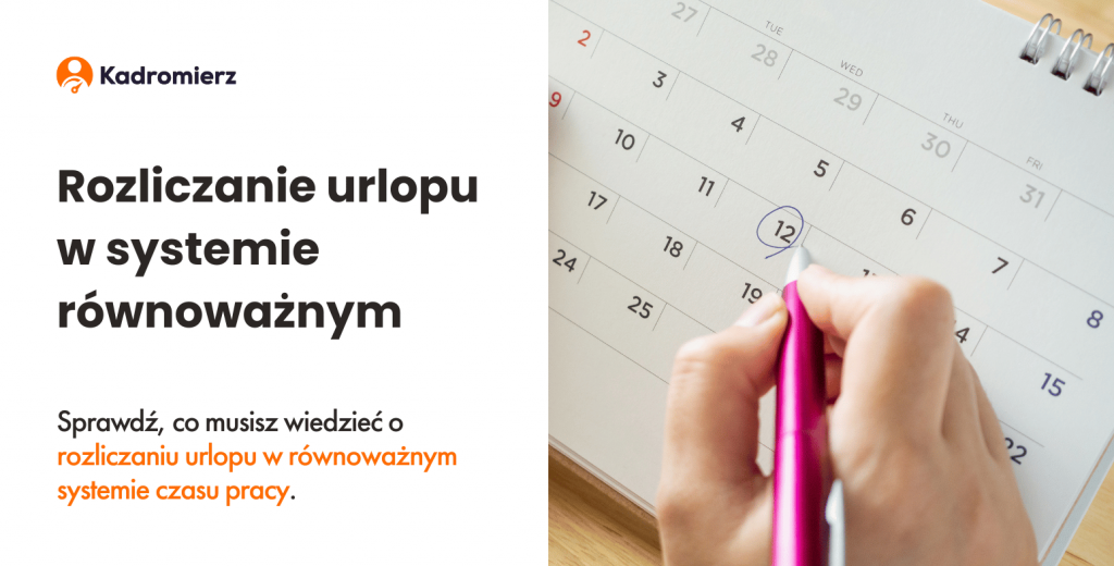 Urlop w systemie równoważnym