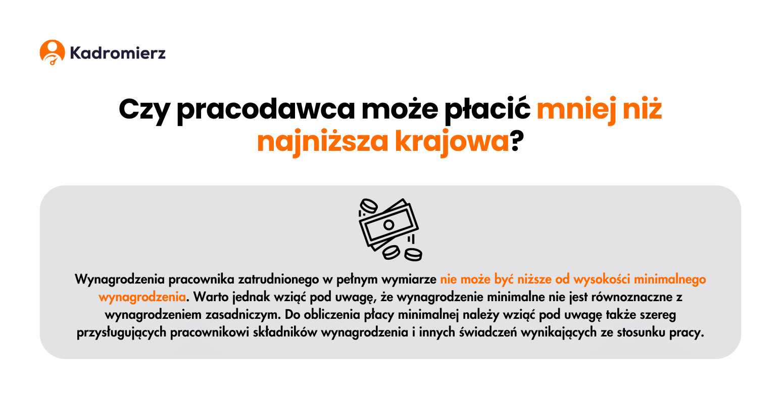 Minimalne wynagrodzenie a wynagrodzenie zasadnicze