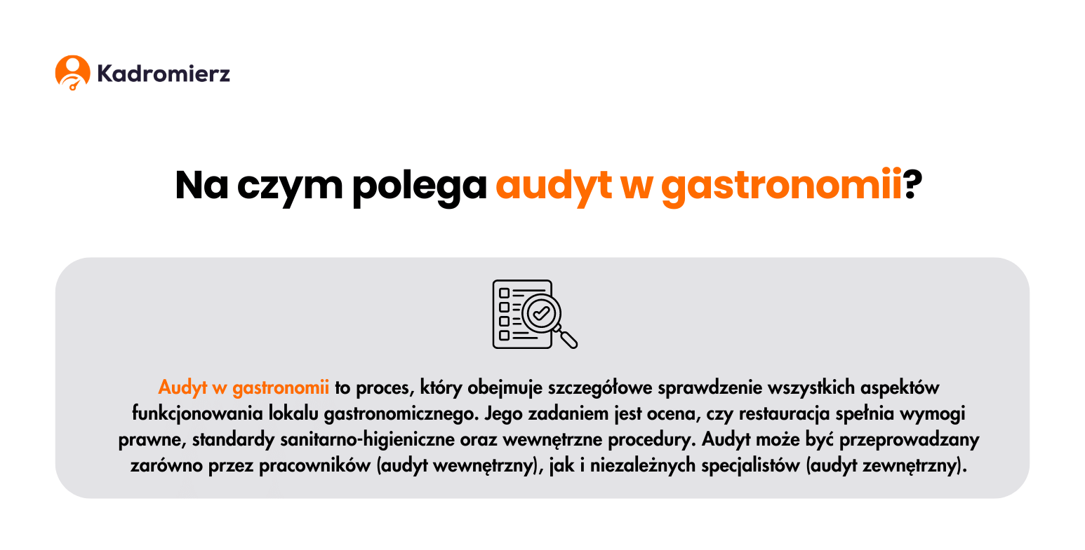 Audyt w gastronomii