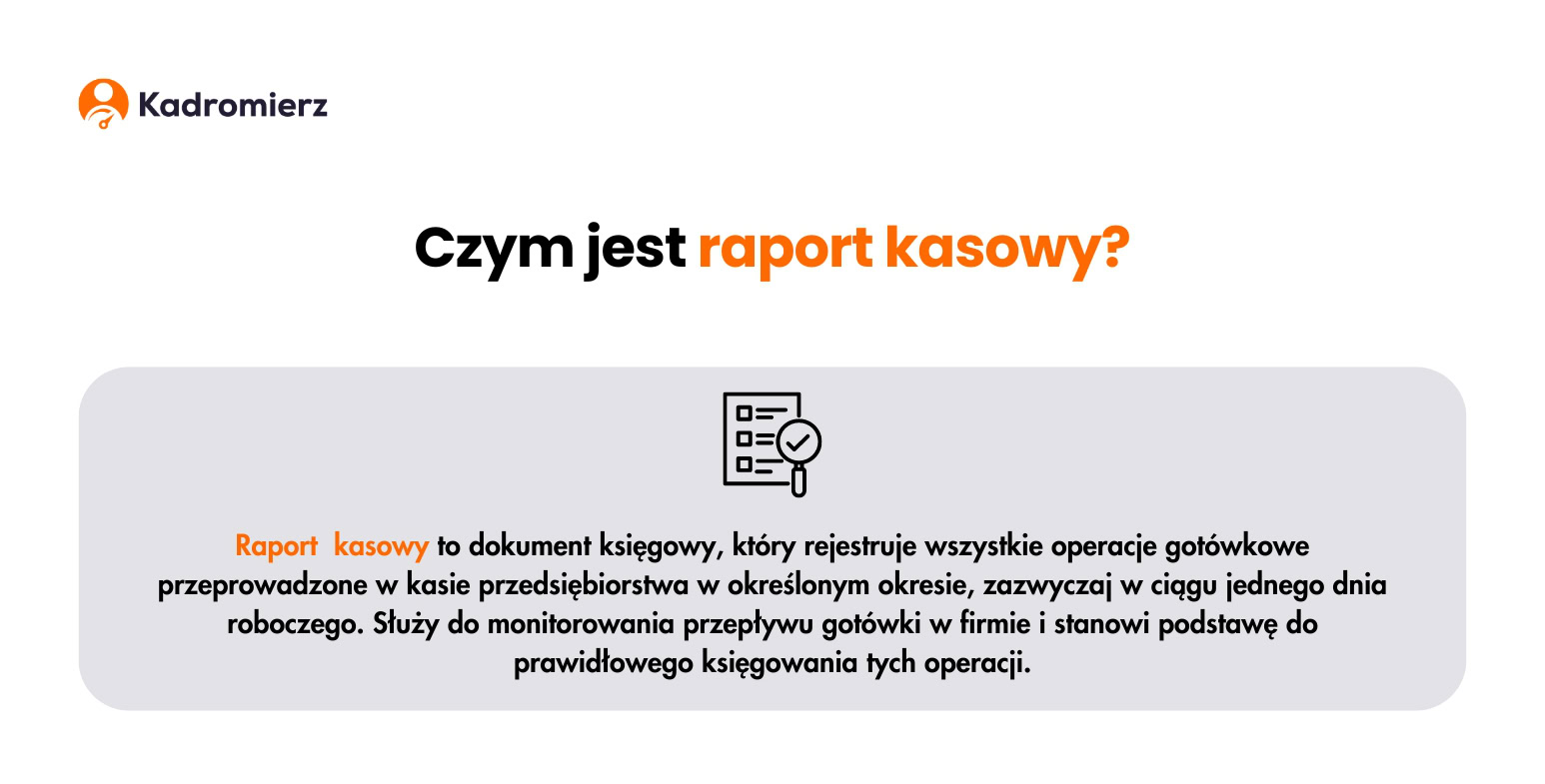 Czym jest raport kasowy