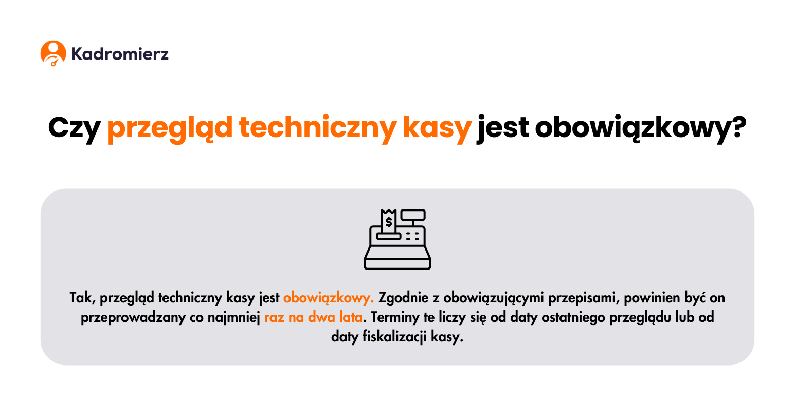 Czy przegląd techniczny kasy jest obowiązkowy