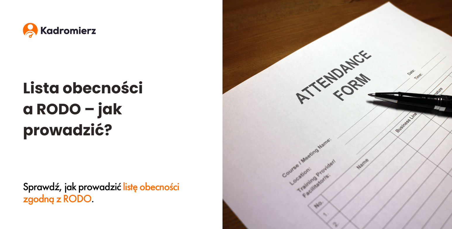 Lista obecności a RODO – jak prowadzić