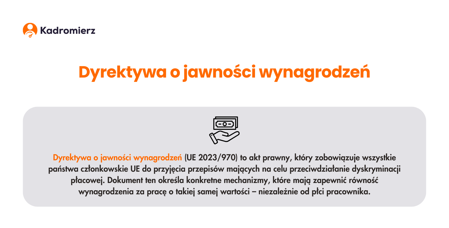 Dyrektywa o jawności wynagrodzeń